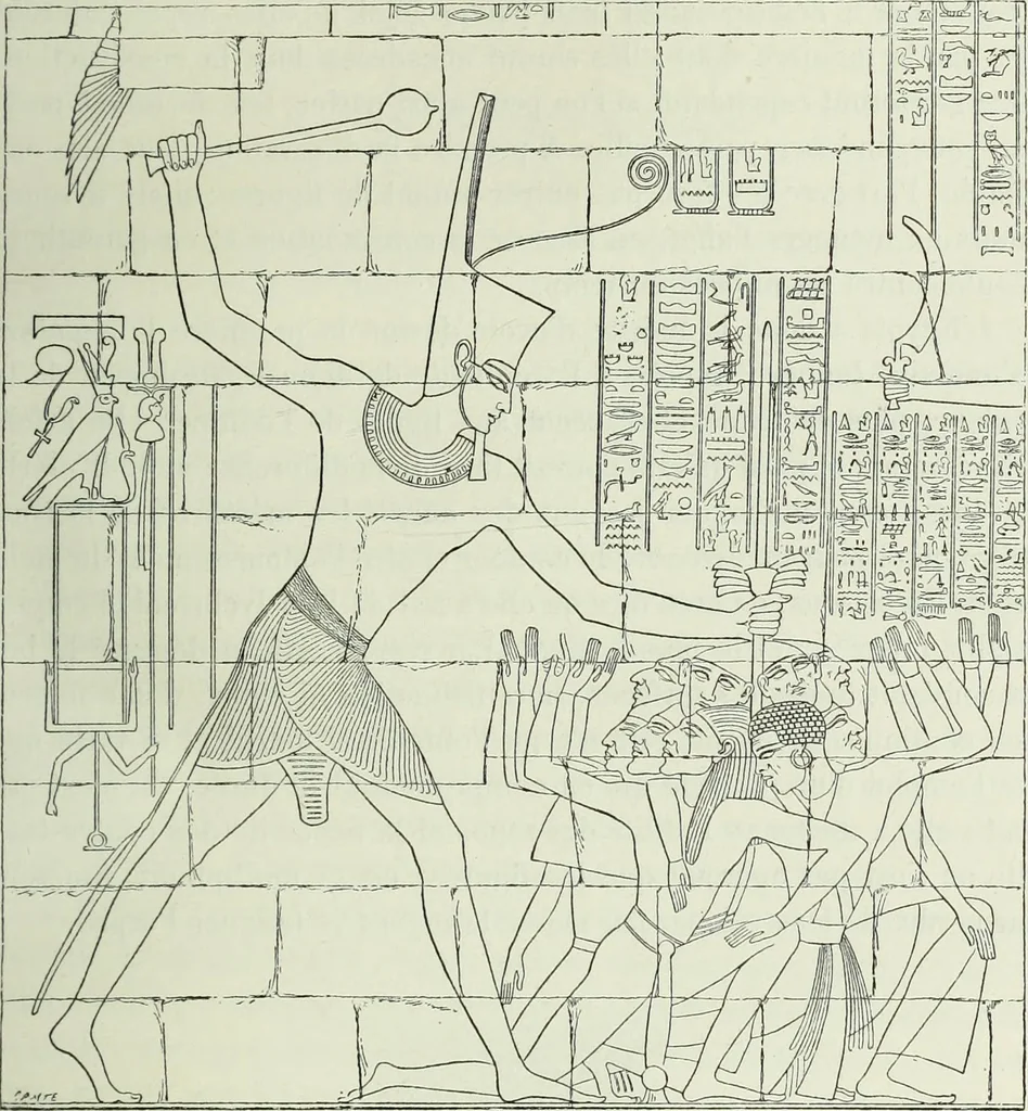 An illustration from Histoire de l'art dans l'antiquité: Égypte, Assyrie, Perse, Asie Mineure, Grece, Etrurie, Rome, 1882, leaf 222