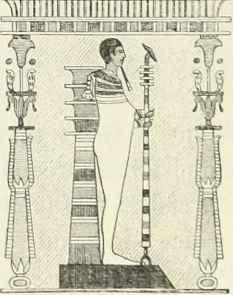 An illustration from Histoire de l'art dans l'antiquité: Égypte, Assyrie, Perse, Asie Mineure, Grece, Etrurie, Rome, 1882, leaf 223