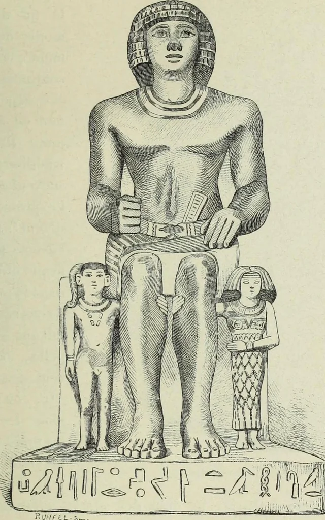An illustration from Histoire de l'art dans l'antiquité: Égypte, Assyrie, Perse, Asie Mineure, Grece, Etrurie, Rome, 1882, leaf 238