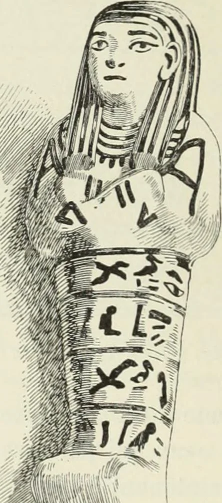 An illustration from Histoire de l'art dans l'antiquité: Égypte, Assyrie, Perse, Asie Mineure, Grece, Etrurie, Rome, 1882, leaf 245