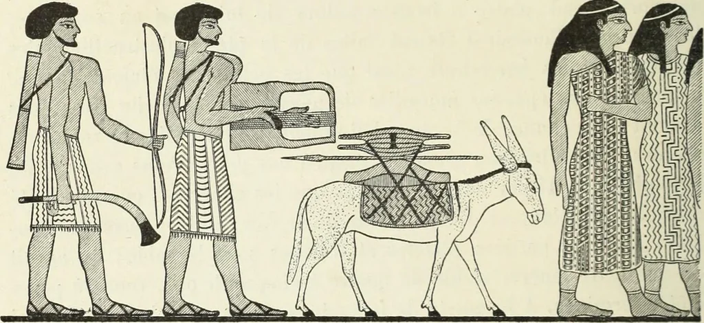 An illustration from Histoire de l'art dans l'antiquité: Égypte, Assyrie, Perse, Asie Mineure, Grece, Etrurie, Rome, 1882, leaf 249