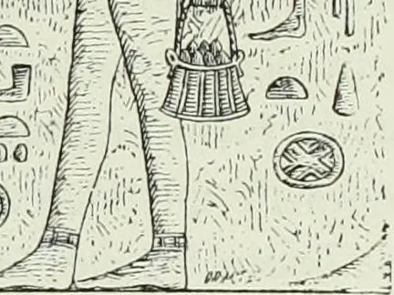 An illustration from Histoire de l'art dans l'antiquité: Égypte, Assyrie, Perse, Asie Mineure, Grece, Etrurie, Rome, 1882, leaf 252
