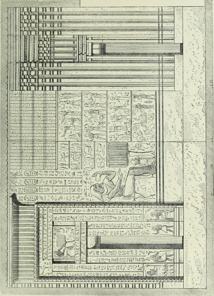 An illustration from Histoire de l'art dans l'antiquité: Égypte, Assyrie, Perse, Asie Mineure, Grece, Etrurie, Rome, 1882, leaf 276