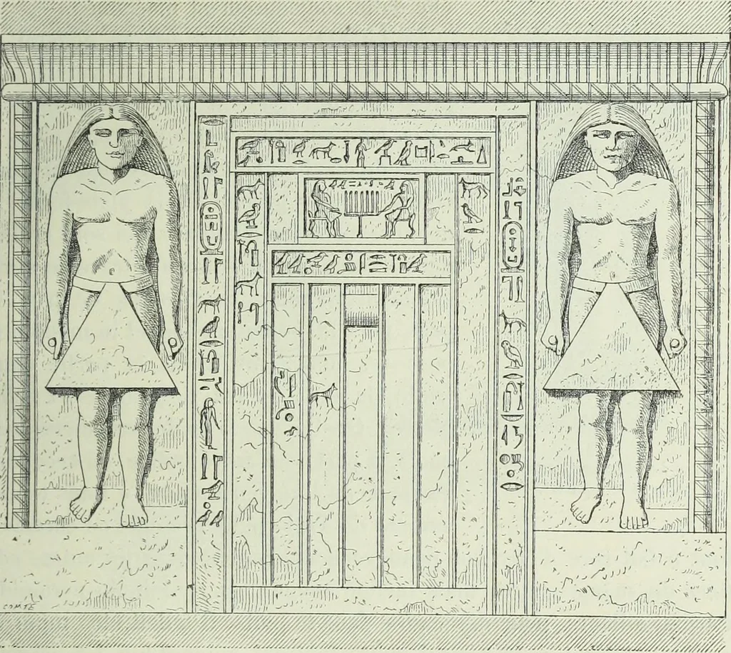 An illustration from Histoire de l'art dans l'antiquité: Égypte, Assyrie, Perse, Asie Mineure, Grece, Etrurie, Rome, 1882, leaf 280
