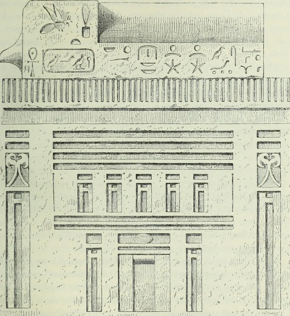 An illustration from Histoire de l'art dans l'antiquité: Égypte, Assyrie, Perse, Asie Mineure, Grece, Etrurie, Rome, 1882, leaf 284