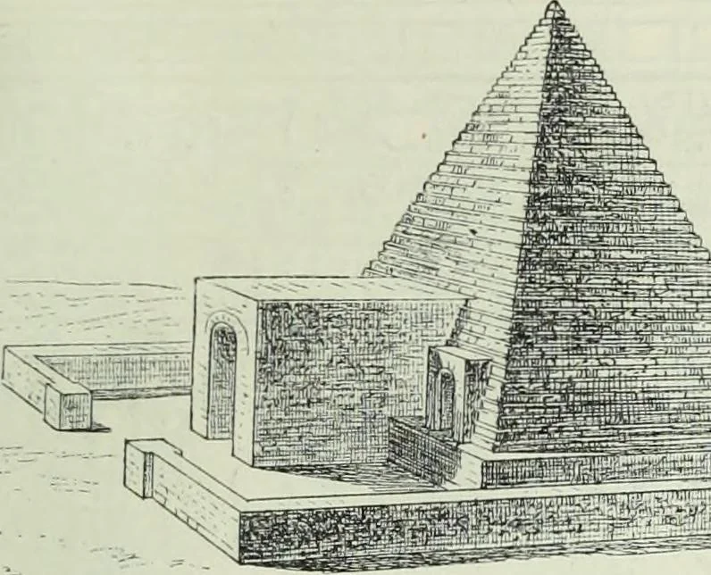 An illustration from Histoire de l'art dans l'antiquité: Égypte, Assyrie, Perse, Asie Mineure, Grece, Etrurie, Rome, 1882, leaf 346