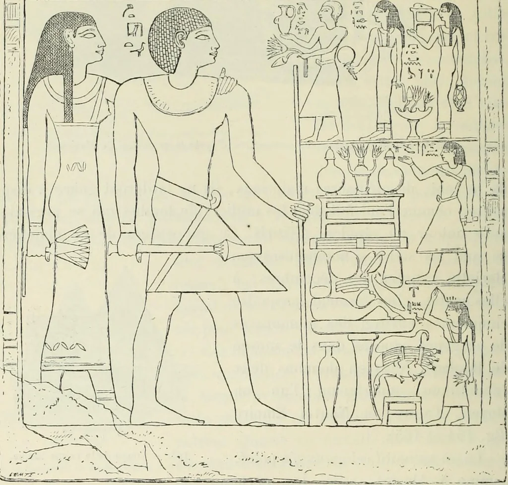 An illustration from Histoire de l'art dans l'antiquité: Égypte, Assyrie, Perse, Asie Mineure, Grece, Etrurie, Rome, 1882, leaf 347
