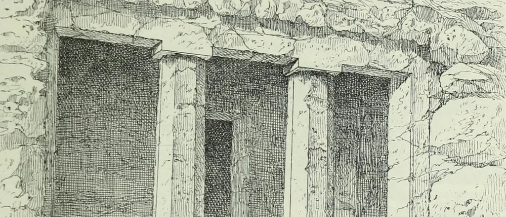 An illustration from Histoire de l'art dans l'antiquité: Égypte, Assyrie, Perse, Asie Mineure, Grece, Etrurie, Rome, 1882, leaf 350