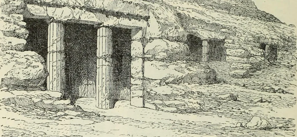 An illustration from Histoire de l'art dans l'antiquité: Égypte, Assyrie, Perse, Asie Mineure, Grece, Etrurie, Rome, 1882, leaf 351