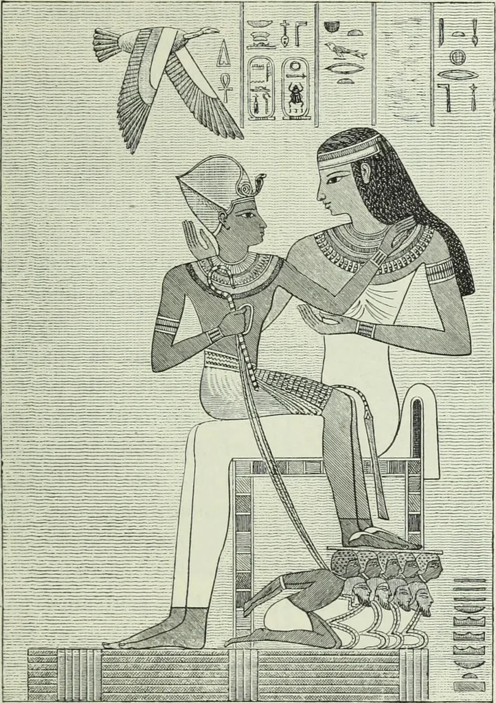 An illustration from Histoire de l'art dans l'antiquité: Égypte, Assyrie, Perse, Asie Mineure, Grece, Etrurie, Rome, 1882, leaf 374