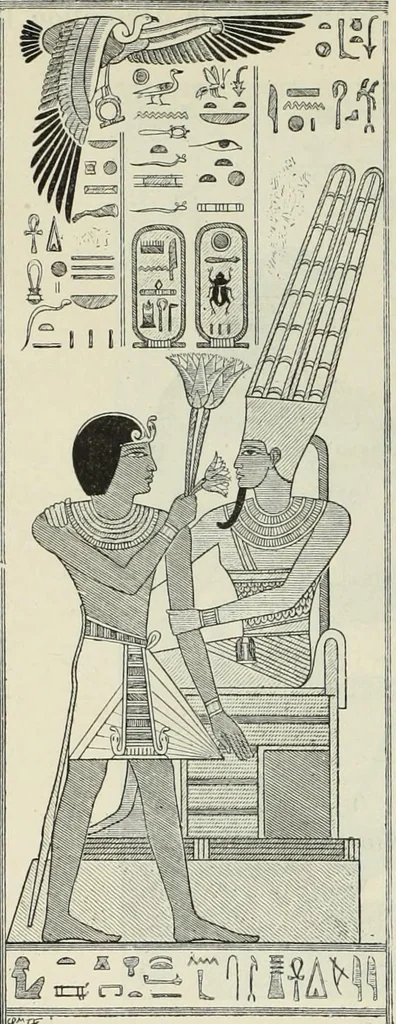 An illustration from Histoire de l'art dans l'antiquité: Égypte, Assyrie, Perse, Asie Mineure, Grece, Etrurie, Rome, 1882, leaf 375