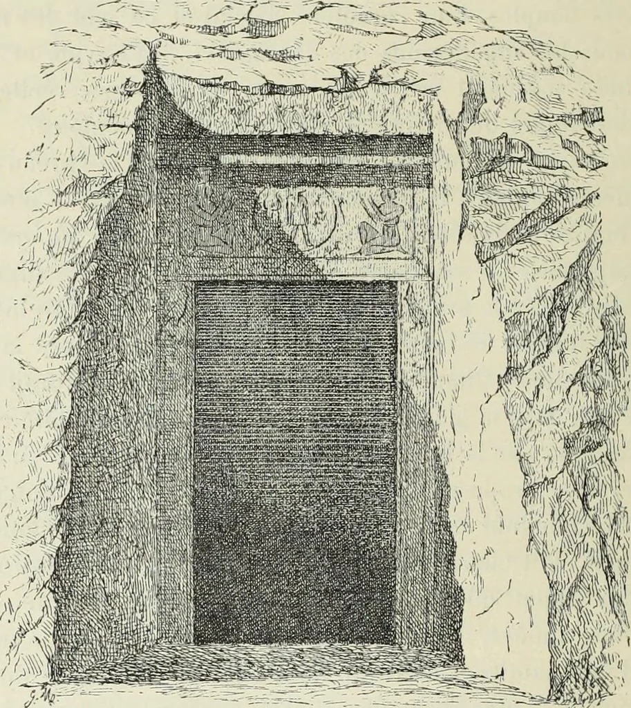 An illustration from Histoire de l'art dans l'antiquité: Égypte, Assyrie, Perse, Asie Mineure, Grece, Etrurie, Rome, 1882, leaf 379