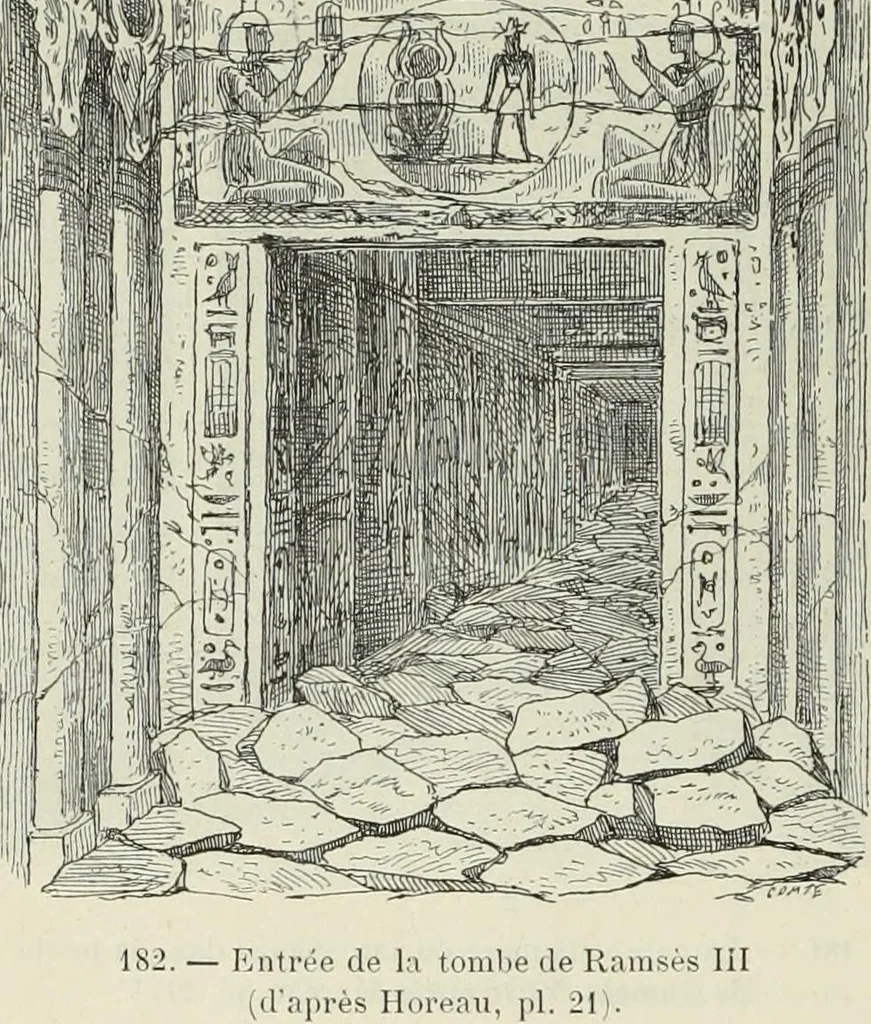 An illustration from Histoire de l'art dans l'antiquité: Égypte, Assyrie, Perse, Asie Mineure, Grece, Etrurie, Rome, 1882, leaf 385