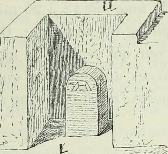 An illustration from Histoire de l'art dans l'antiquité: Égypte, Assyrie, Perse, Asie Mineure, Grece, Etrurie, Rome, 1882, leaf 412