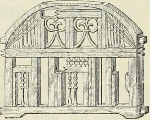 An illustration from Histoire de l'art dans l'antiquité: Égypte, Assyrie, Perse, Asie Mineure, Grece, Etrurie, Rome, 1882, leaf 417