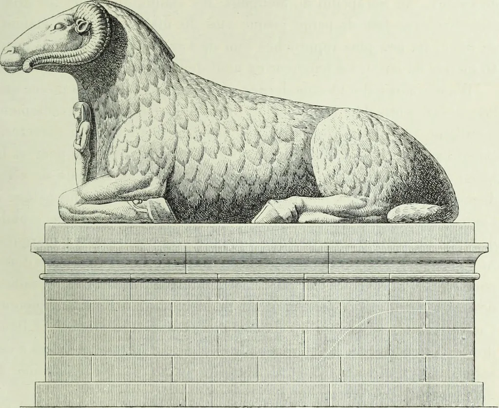 An illustration from Histoire de l'art dans l'antiquité: Égypte, Assyrie, Perse, Asie Mineure, Grece, Etrurie, Rome, 1882, leaf 436