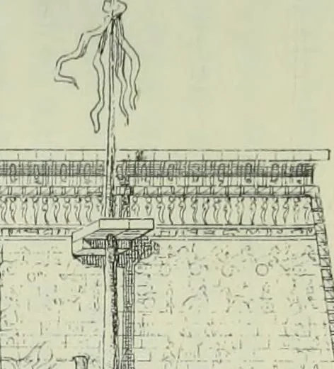 An illustration from Histoire de l'art dans l'antiquité: Égypte, Assyrie, Perse, Asie Mineure, Grece, Etrurie, Rome, 1882, leaf 444