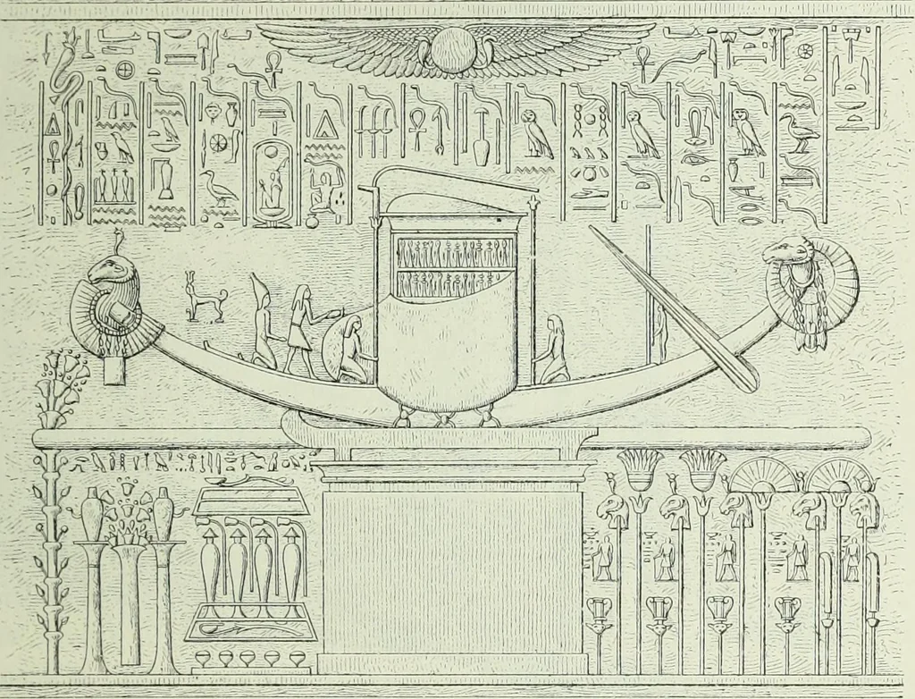 An illustration from Histoire de l'art dans l'antiquité: Égypte, Assyrie, Perse, Asie Mineure, Grece, Etrurie, Rome, 1882, leaf 454