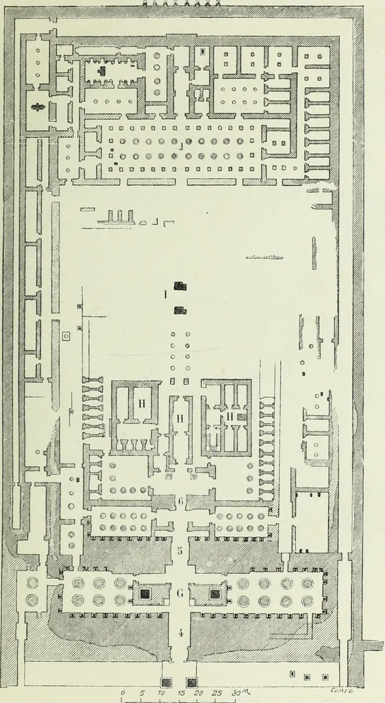 An illustration from Histoire de l'art dans l'antiquité: Égypte, Assyrie, Perse, Asie Mineure, Grece, Etrurie, Rome, 1882, leaf 470