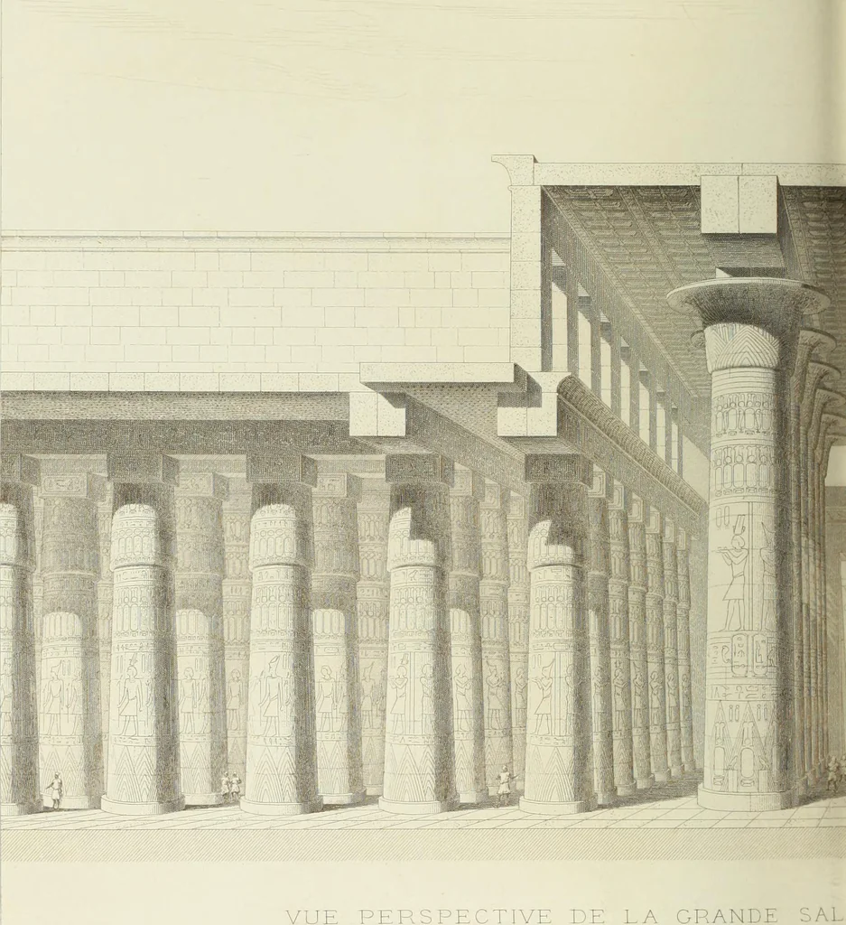 An illustration from Histoire de l'art dans l'antiquité: Égypte, Assyrie, Perse, Asie Mineure, Grece, Etrurie, Rome, 1882, leaf 473