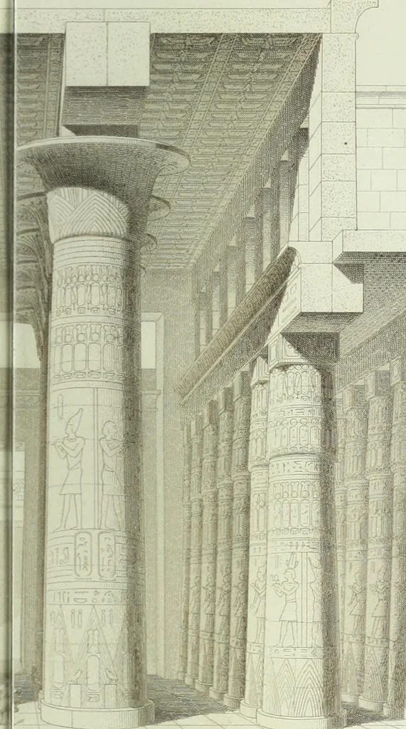 An illustration from Histoire de l'art dans l'antiquité: Égypte, Assyrie, Perse, Asie Mineure, Grece, Etrurie, Rome, 1882, leaf 474