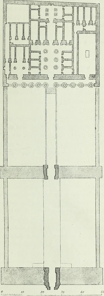 An illustration from Histoire de l'art dans l'antiquité: Égypte, Assyrie, Perse, Asie Mineure, Grece, Etrurie, Rome, 1882, leaf 500