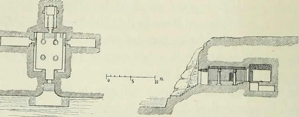 An illustration from Histoire de l'art dans l'antiquité: Égypte, Assyrie, Perse, Asie Mineure, Grece, Etrurie, Rome, 1882, leaf 515