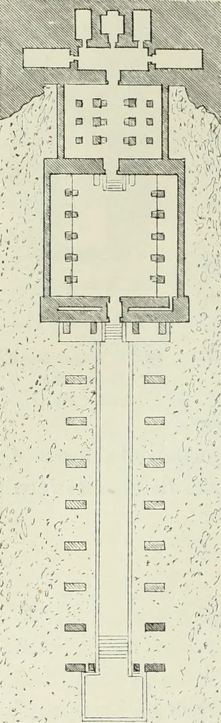 An illustration from Histoire de l'art dans l'antiquité: Égypte, Assyrie, Perse, Asie Mineure, Grece, Etrurie, Rome, 1882, leaf 517
