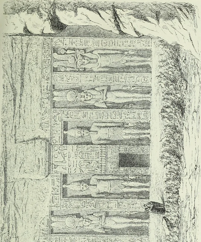 An illustration from Histoire de l'art dans l'antiquité: Égypte, Assyrie, Perse, Asie Mineure, Grece, Etrurie, Rome, 1882, leaf 520