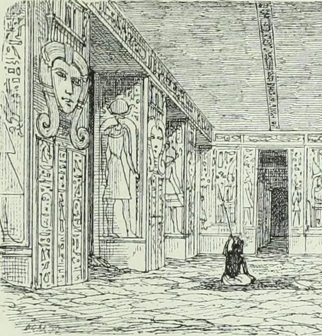 An illustration from Histoire de l'art dans l'antiquité: Égypte, Assyrie, Perse, Asie Mineure, Grece, Etrurie, Rome, 1882, leaf 522