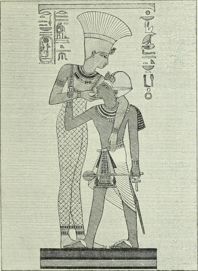 An illustration from Histoire de l'art dans l'antiquité: Égypte, Assyrie, Perse, Asie Mineure, Grece, Etrurie, Rome, 1882, leaf 550