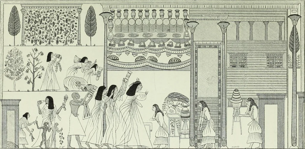 An illustration from Histoire de l'art dans l'antiquité: Égypte, Assyrie, Perse, Asie Mineure, Grece, Etrurie, Rome, 1882, leaf 556