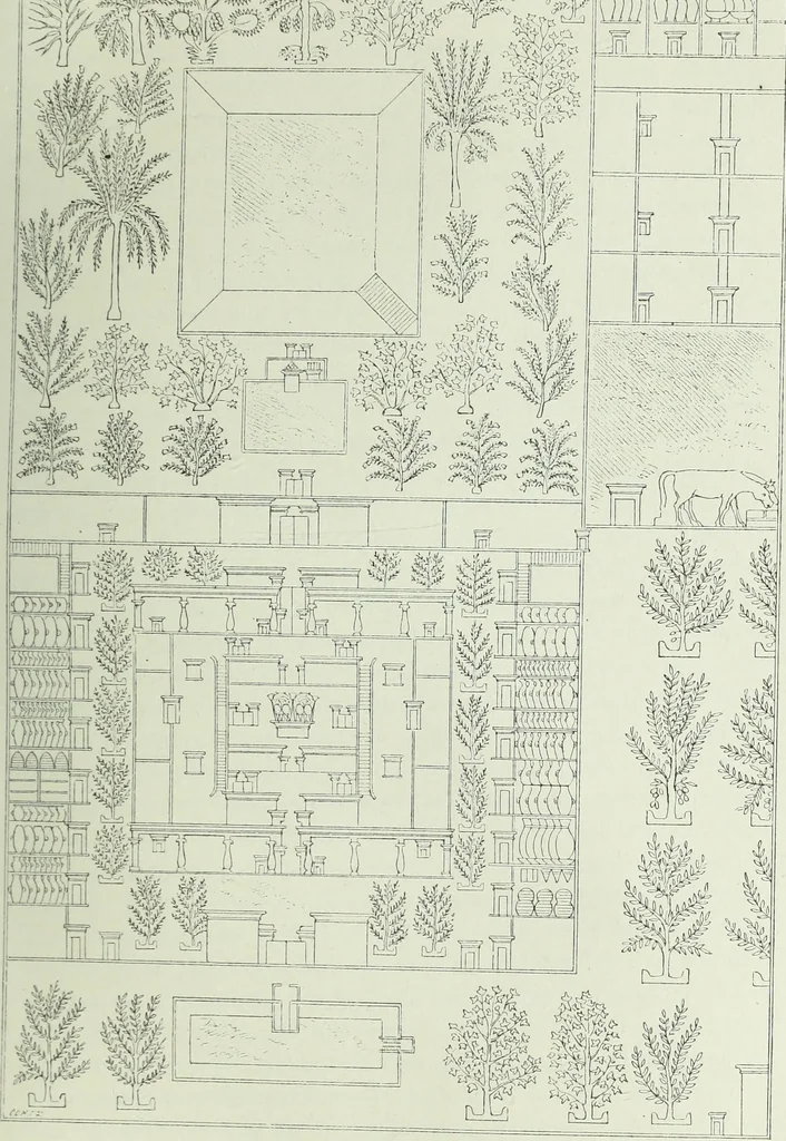 An illustration from Histoire de l'art dans l'antiquité: Égypte, Assyrie, Perse, Asie Mineure, Grece, Etrurie, Rome, 1882, leaf 562