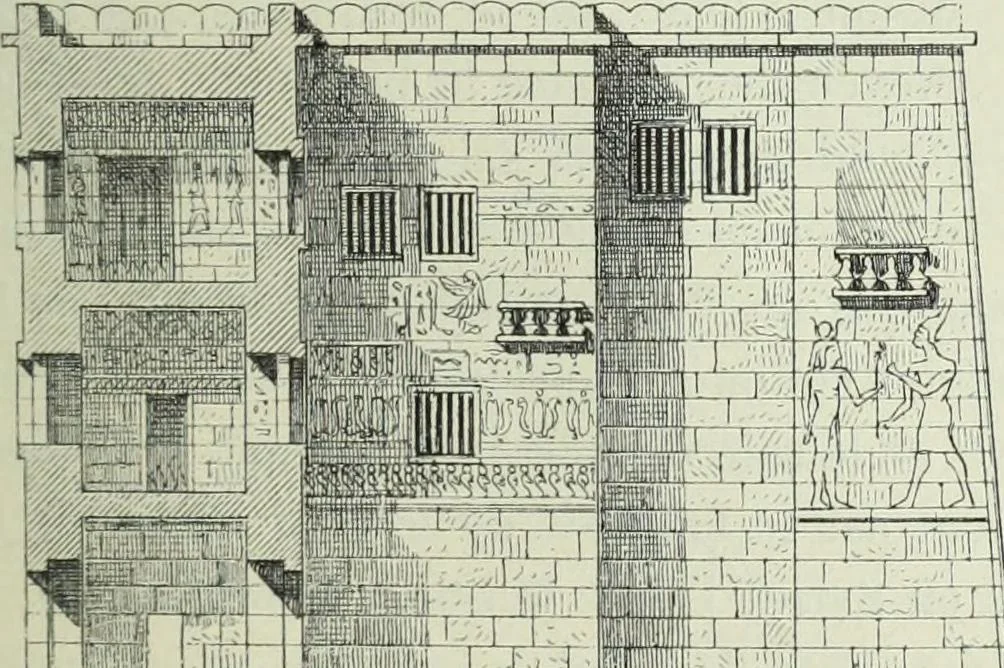 An illustration from Histoire de l'art dans l'antiquité: Égypte, Assyrie, Perse, Asie Mineure, Grece, Etrurie, Rome, 1882, leaf 572