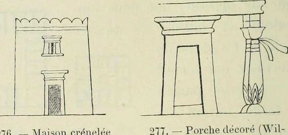 An illustration from Histoire de l'art dans l'antiquité: Égypte, Assyrie, Perse, Asie Mineure, Grece, Etrurie, Rome, 1882, leaf 591
