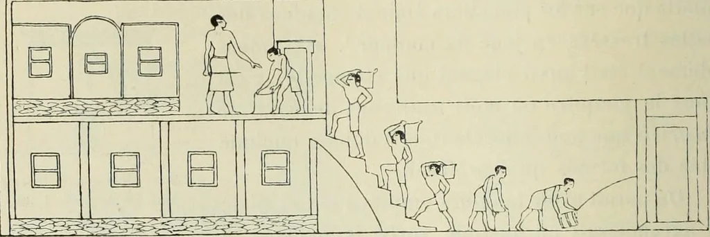 An illustration from Histoire de l'art dans l'antiquité: Égypte, Assyrie, Perse, Asie Mineure, Grece, Etrurie, Rome, 1882, leaf 593