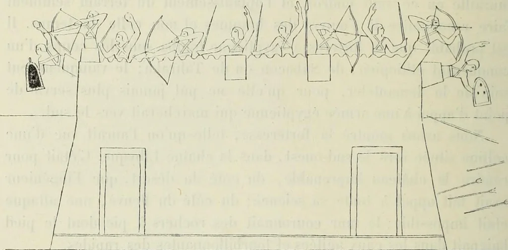 An illustration from Histoire de l'art dans l'antiquité: Égypte, Assyrie, Perse, Asie Mineure, Grece, Etrurie, Rome, 1882, leaf 603