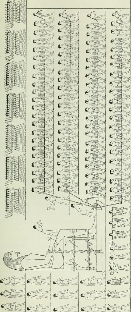 An illustration from Histoire de l'art dans l'antiquité: Égypte, Assyrie, Perse, Asie Mineure, Grece, Etrurie, Rome, 1882, leaf 632