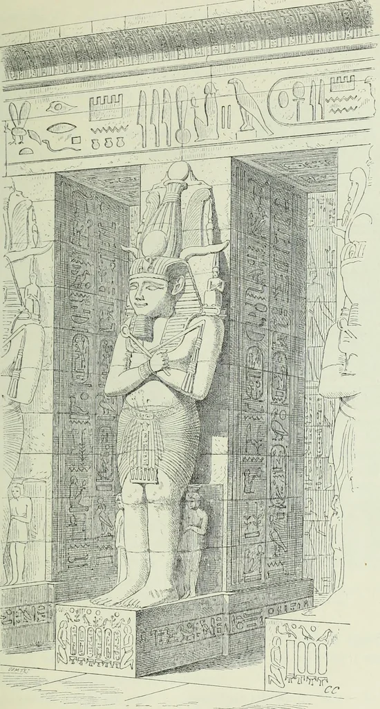 An illustration from Histoire de l'art dans l'antiquité: Égypte, Assyrie, Perse, Asie Mineure, Grece, Etrurie, Rome, 1882, leaf 666
