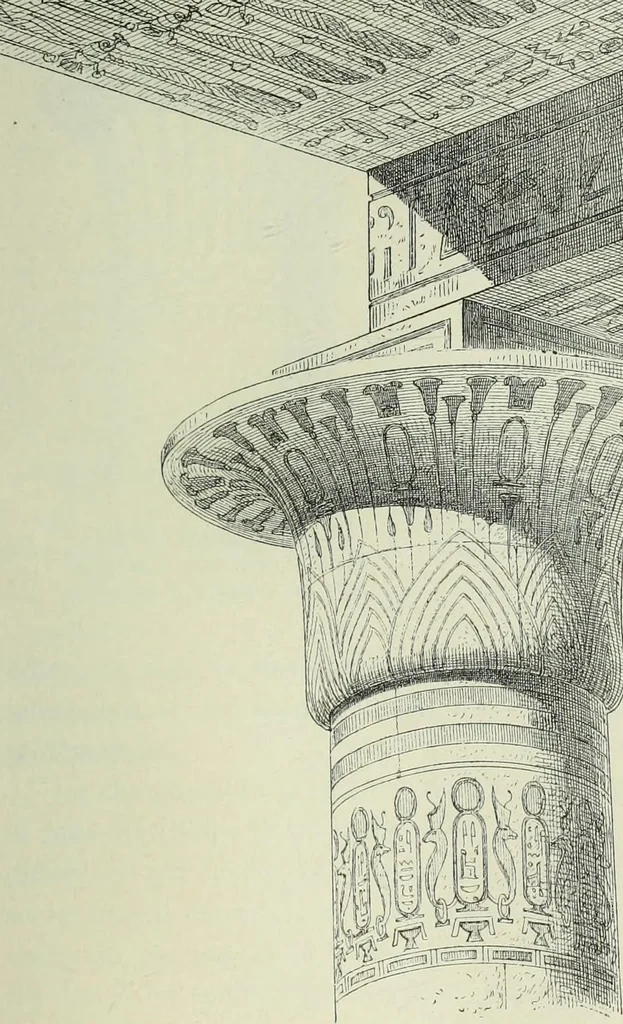 An illustration from Histoire de l'art dans l'antiquité: Égypte, Assyrie, Perse, Asie Mineure, Grece, Etrurie, Rome, 1882, leaf 674