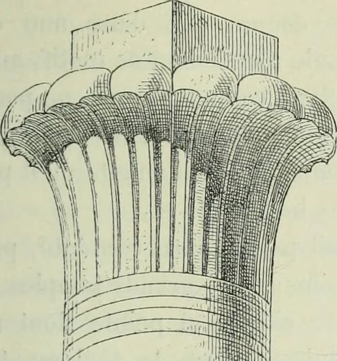 An illustration from Histoire de l'art dans l'antiquité: Égypte, Assyrie, Perse, Asie Mineure, Grece, Etrurie, Rome, 1882, leaf 676