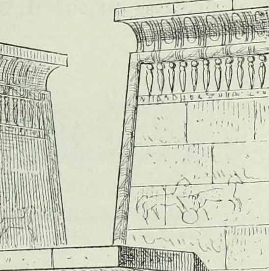 An illustration from Histoire de l'art dans l'antiquité: Égypte, Assyrie, Perse, Asie Mineure, Grece, Etrurie, Rome, 1882, leaf 710
