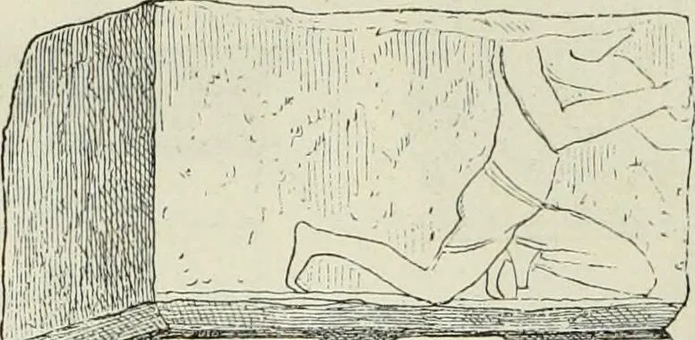 An illustration from Histoire de l'art dans l'antiquité: Égypte, Assyrie, Perse, Asie Mineure, Grece, Etrurie, Rome, 1882, leaf 713