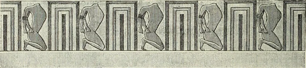 An illustration from Histoire de l'art dans l'antiquité: Égypte, Assyrie, Perse, Asie Mineure, Grece, Etrurie, Rome, 1882, leaf 713