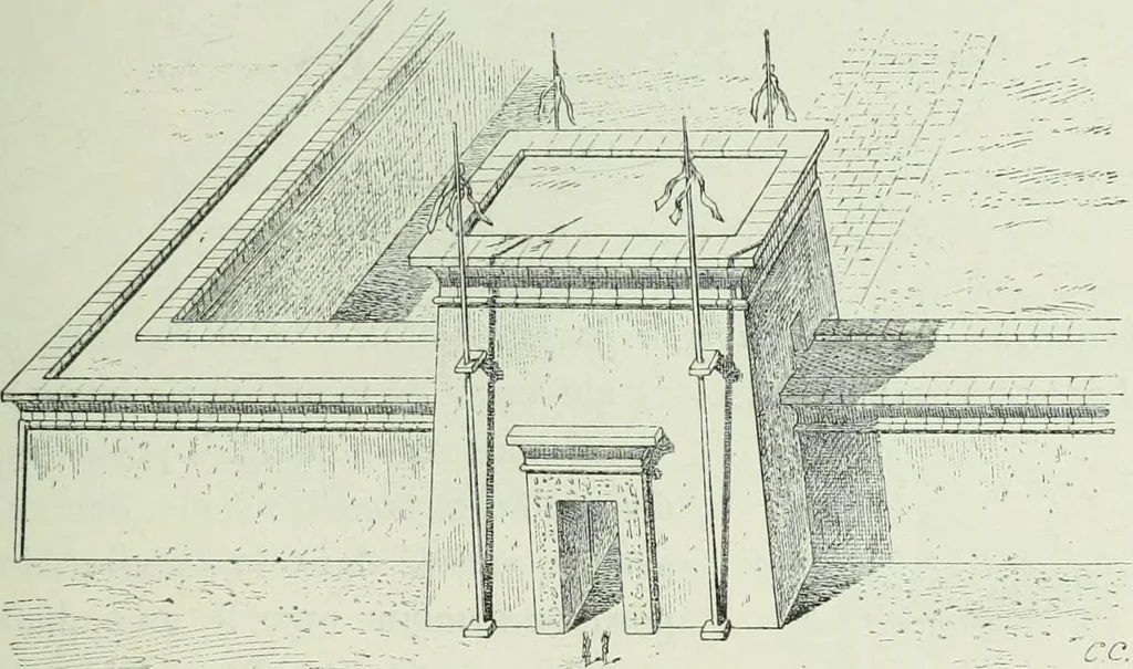 An illustration from Histoire de l'art dans l'antiquité: Égypte, Assyrie, Perse, Asie Mineure, Grece, Etrurie, Rome, 1882, leaf 718