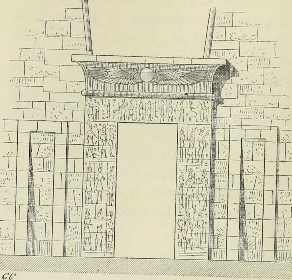 An illustration from Histoire de l'art dans l'antiquité: Égypte, Assyrie, Perse, Asie Mineure, Grece, Etrurie, Rome, 1882, leaf 719