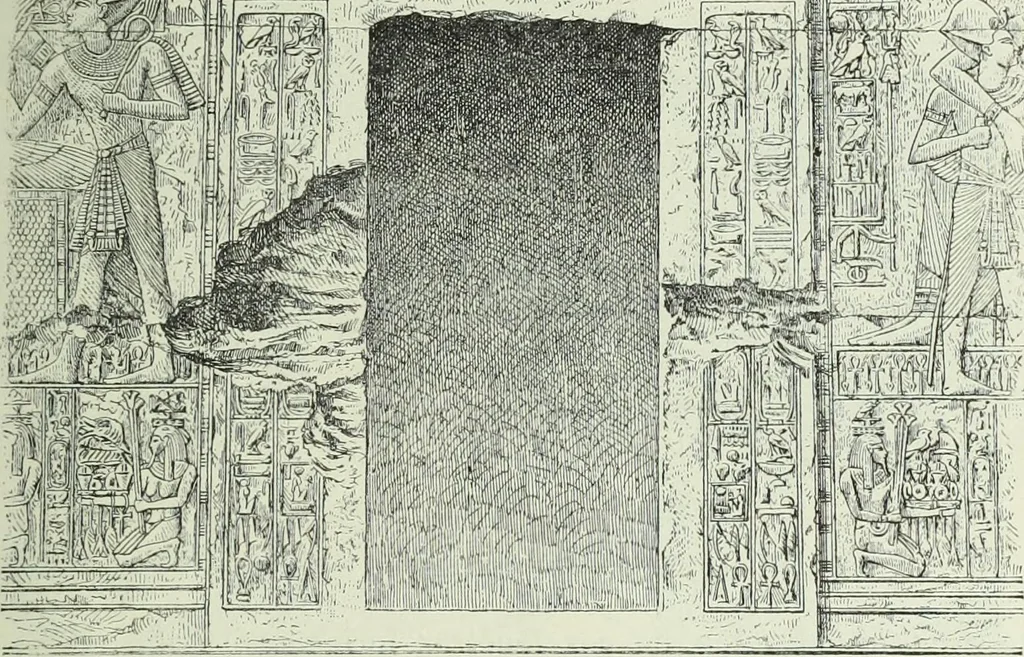 An illustration from Histoire de l'art dans l'antiquité: Égypte, Assyrie, Perse, Asie Mineure, Grece, Etrurie, Rome, 1882, leaf 720