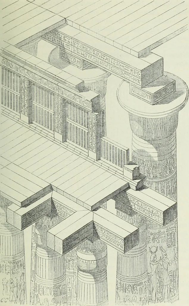 An illustration from Histoire de l'art dans l'antiquité: Égypte, Assyrie, Perse, Asie Mineure, Grece, Etrurie, Rome, 1882, leaf 722