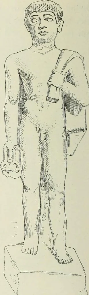 An illustration from Histoire de l'art dans l'antiquité: Égypte, Assyrie, Perse, Asie Mineure, Grece, Etrurie, Rome, 1882, leaf 771