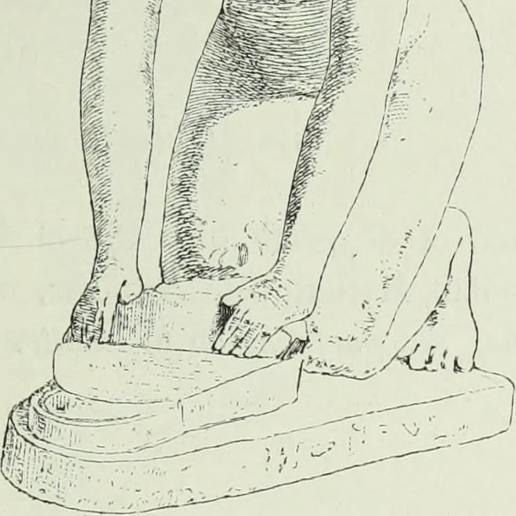 An illustration from Histoire de l'art dans l'antiquité: Égypte, Assyrie, Perse, Asie Mineure, Grece, Etrurie, Rome, 1882, leaf 774